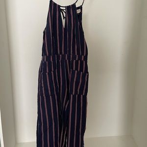 Universal thread wide leg crop jumper